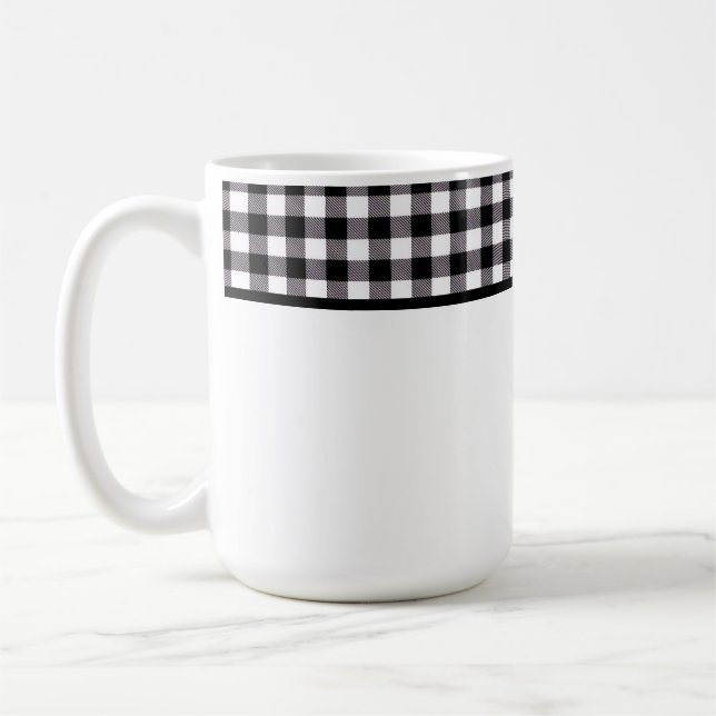 Mug Motif plaid de Buffalo (Gauche)