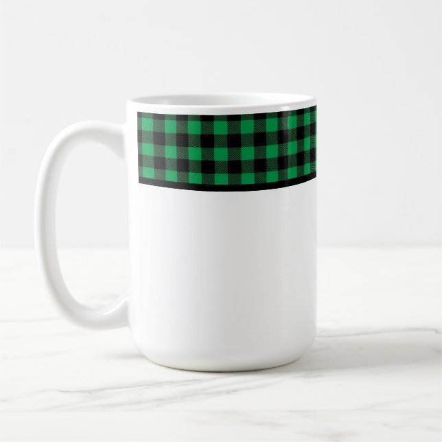 Mug Motif plaid de Buffalo (Gauche)