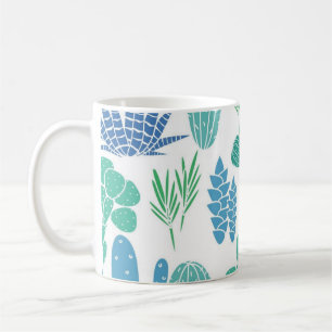 Mug motif plante