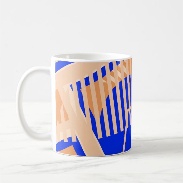 Mug Motif Pop Art sans soudure. Texture couleur Abstra (Gauche)
