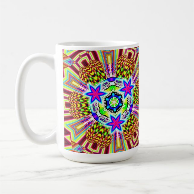 Mug Motif psychédélique 3X6 (Gauche)