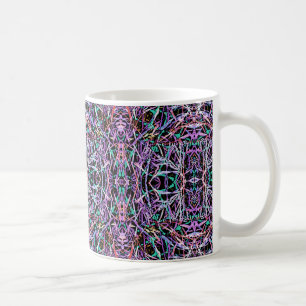 Mug Motif psychédélique en rose
