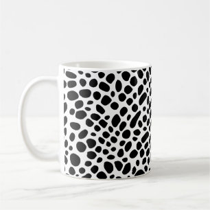 Mug Motif Psychédélique Noir Et Blanc