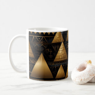 Mug Motif Pyramide d'or