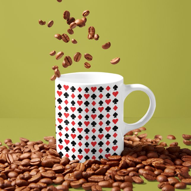 Mug Motif quatre formes de carte (Mugs)