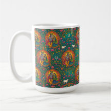 Motif Radhe Krishna