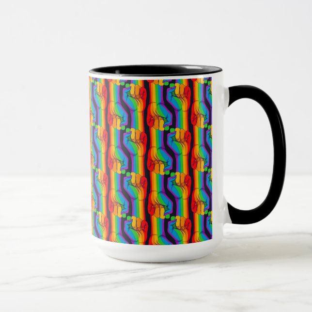 Mug Motif Rainbow Fist (Droite)