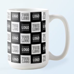 Mug Motif répétitif de deux logos ou images