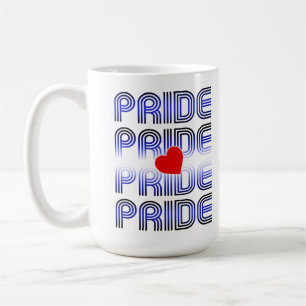Mug Motif Rétro Cœur en Cuir