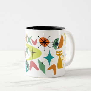 Mug Motif rétro du milieu du siècle
