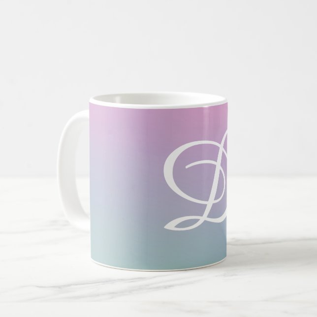 Mug motif rétrogradé couleur peu élégant (Devant gauche)