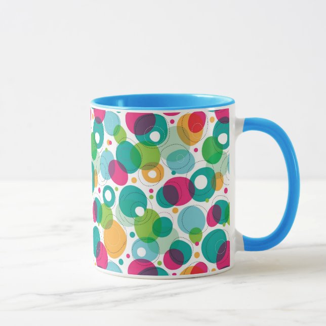 Mug Motif rond d'enfants de bulles (Droite)