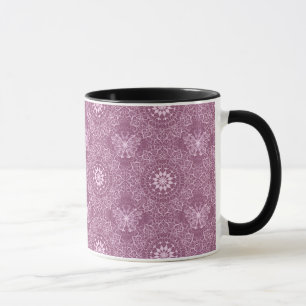 Mug Motif rose vintage
