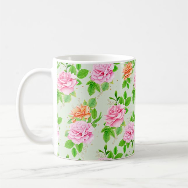 Mug Motif Roses Roses Fleurs-23670 (Gauche)