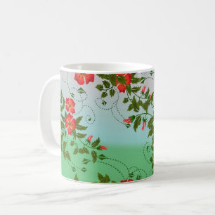 Mug Motif rouge et vert