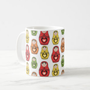 Mug Motif russe coloré de poupées