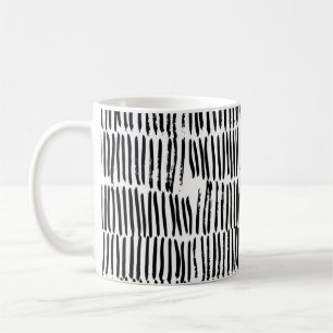 Mug Motif sans couture avec éléments verticaux dessiné