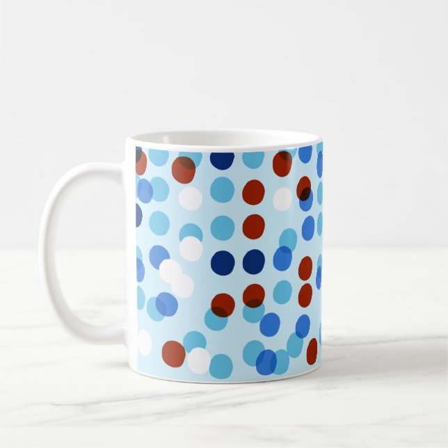 Mug Motif sans couture avec ornement doodle abstrait,  (Gauche)