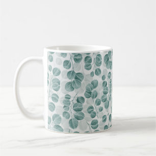 Mug Motif sans couture botanique avec graphique vintag
