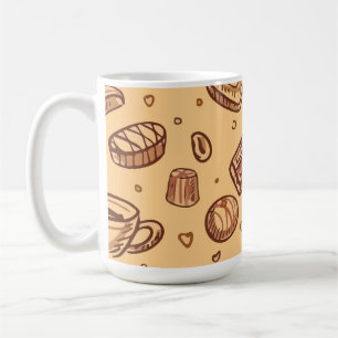 Mug Motif sans couture de boulangerie