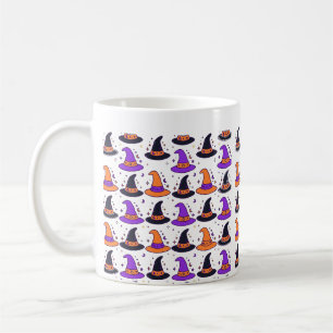 Mug Motif sans couture de chapeau de sorcière pour l'a
