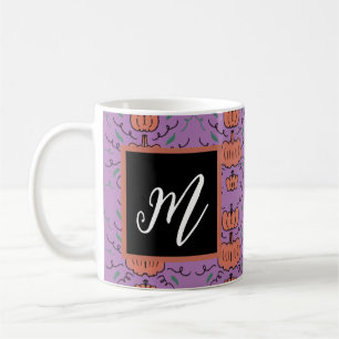 Mug Motif sans couture de citrouille de Halloween