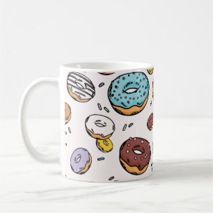 Mug Motif sans couture de Donuts