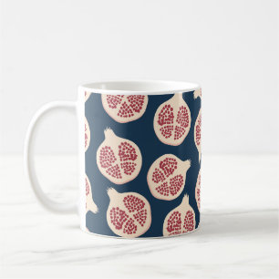 Mug Motif sans couture de grenade, arrière - plan avec