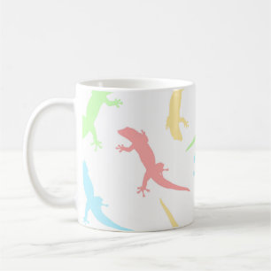 Mug Motif sans couture de lézard Gecko pastel mignon