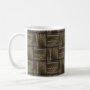 Mug Motif sans couture de luxe dessinée à la main