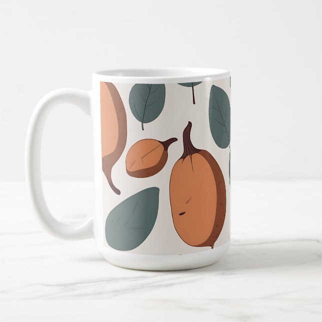 Mug Motif sans couture de patate douce (Gauche)