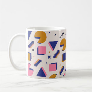 Mug Motif sans couture géométrique memphis dans les an