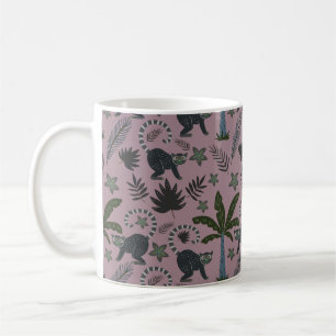 Mug Motif sans couture Les animaux tropicaux sauts de
