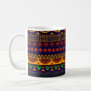 Mug Motif sans couture tribale. 