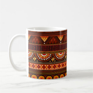 Mug Motif sans couture tribale. 