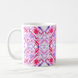 Mug Motif sans couture tribale. Eau de grunge peinte à