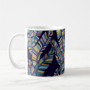 Mug Motif sans faille de palmiers tropicaux feuilles