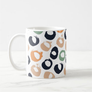 Mug Motif sans soudure à point Polka. Illustration vin