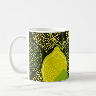 Mug Motif sans soudure au citron et à la chaux.