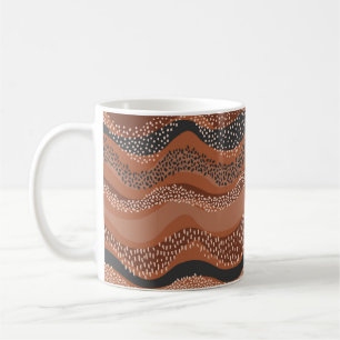 Mug Motif sans soudure dans le style géo naturel. Hori