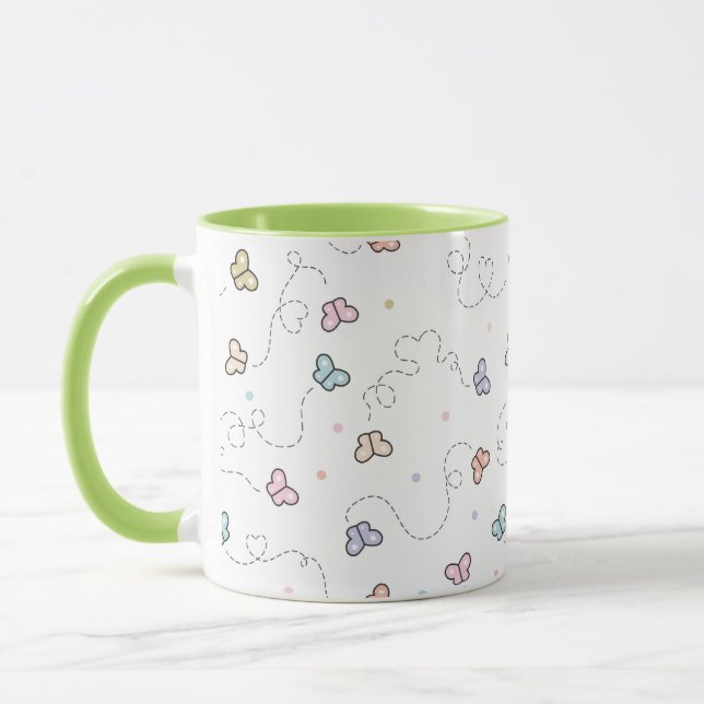 Mug Motif sans voile papillon (Gauche)