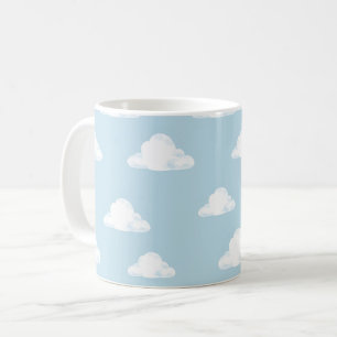 Mug Motif Simple de Nuages Moutonneux pour la Nurserie
