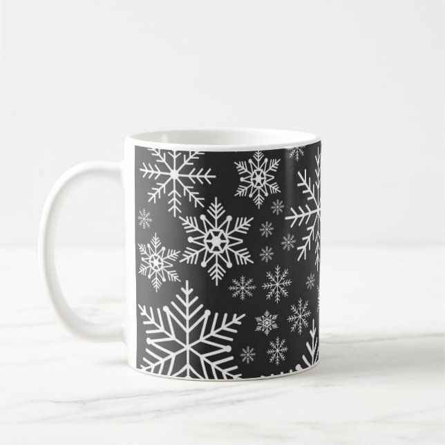 Mug Motif Snowflake (Gauche)