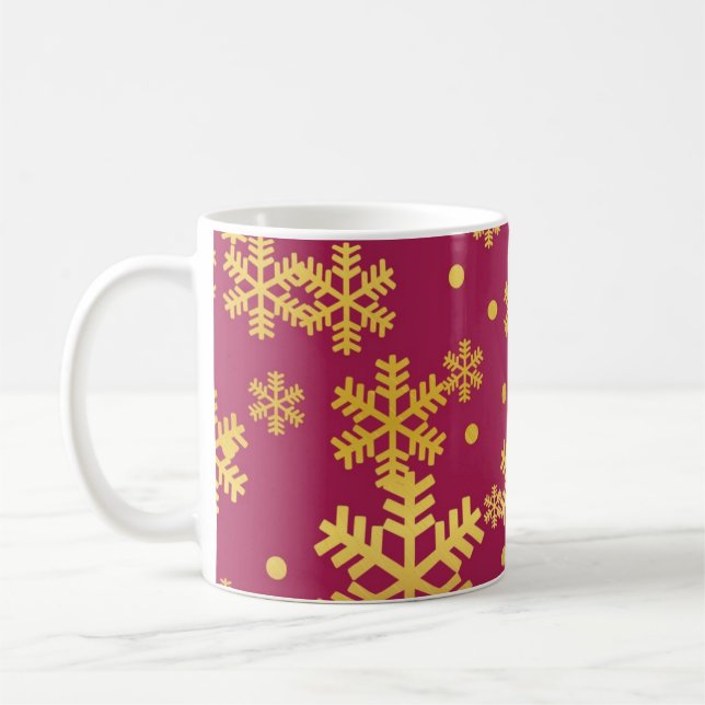 Mug Motif Snowflake (Gauche)