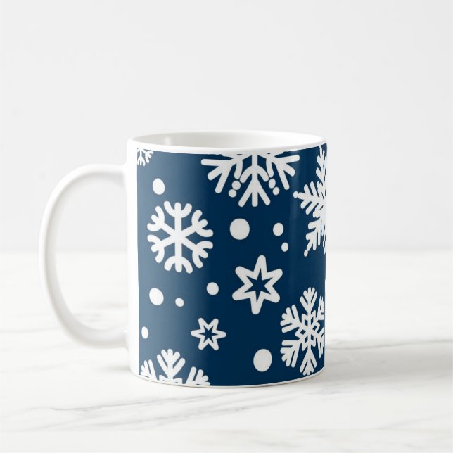 Mug Motif Snowflake (Gauche)