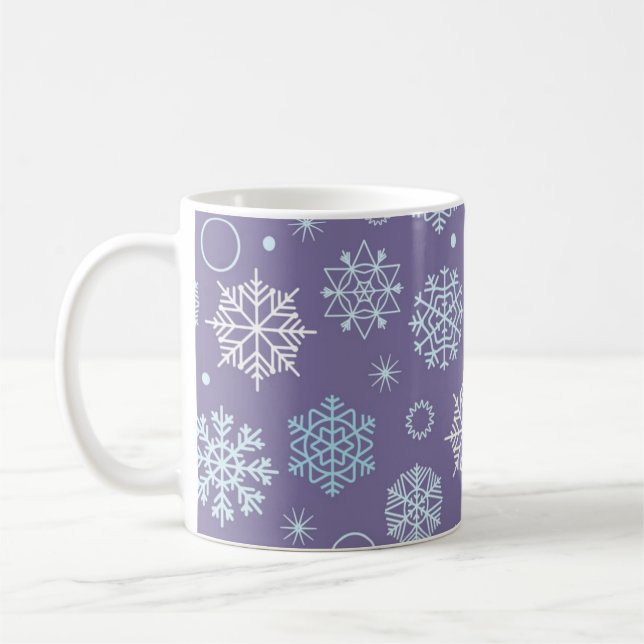 Mug Motif Snowflake (Gauche)