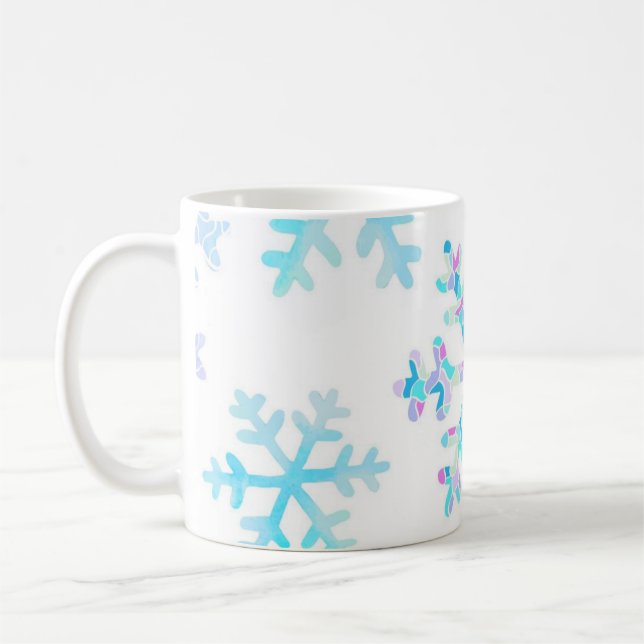Mug Motif Snowflake (Gauche)