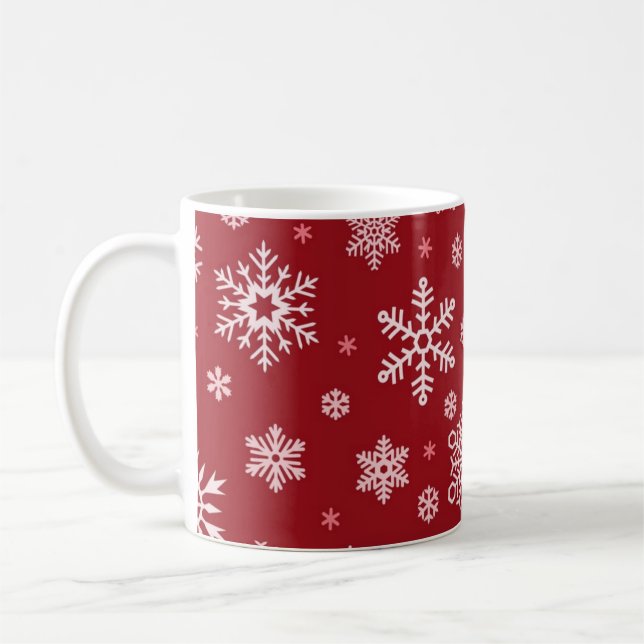 Mug Motif Snowflake (Gauche)