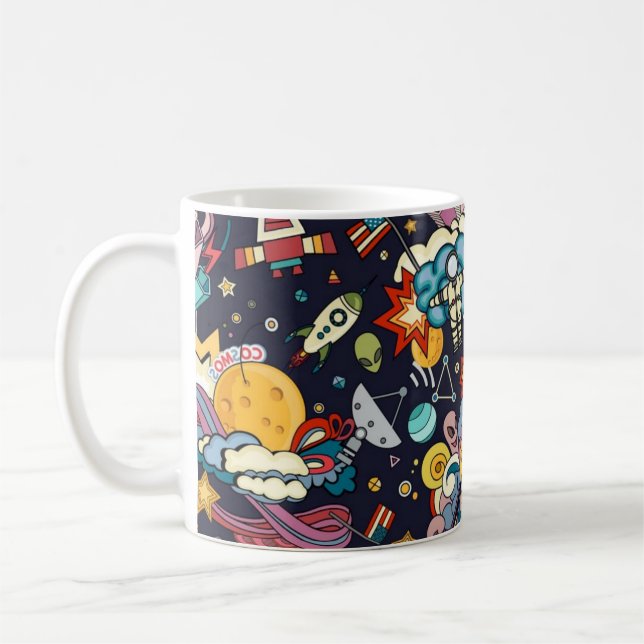 Mug Motif spatial (Gauche)