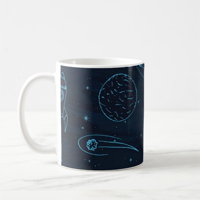 Mug Motif spatial (Gauche)